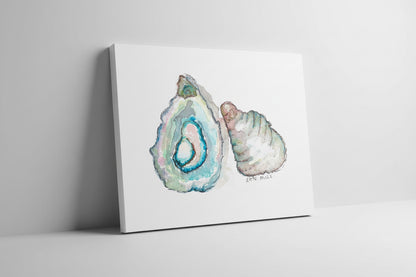 Oyster & Shell Watercolor Art Print