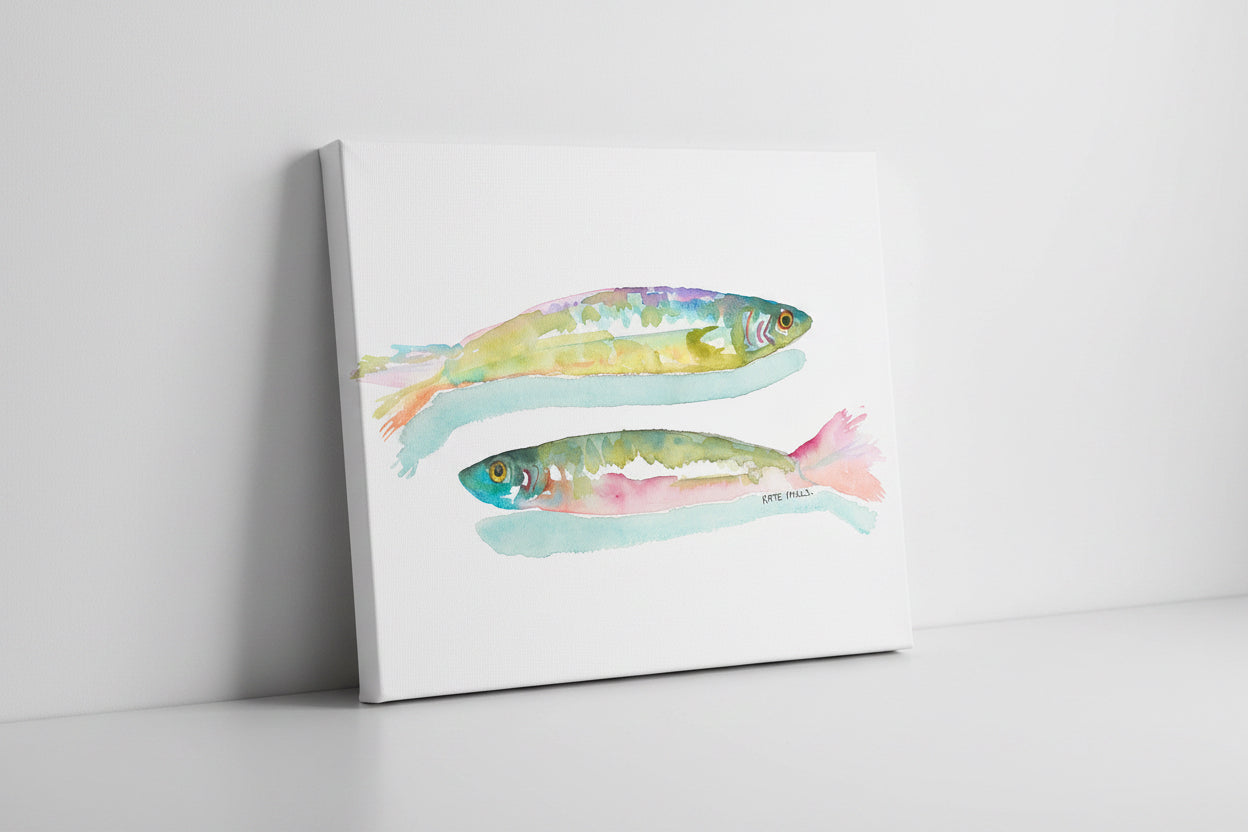 Pastel Artwork Watercolor Art Print
