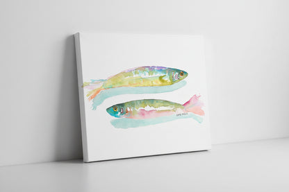 Pastel Artwork Watercolor Art Print